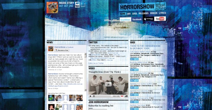 horrowshow website allaussie hip hop