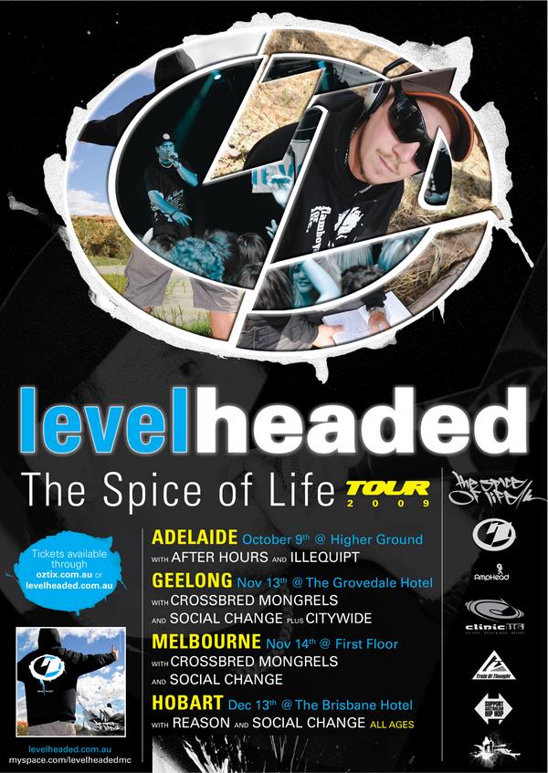 levelheaded tour all aussie hip hop