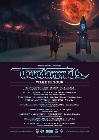 thundamentals wake up tour allaussie hip hop