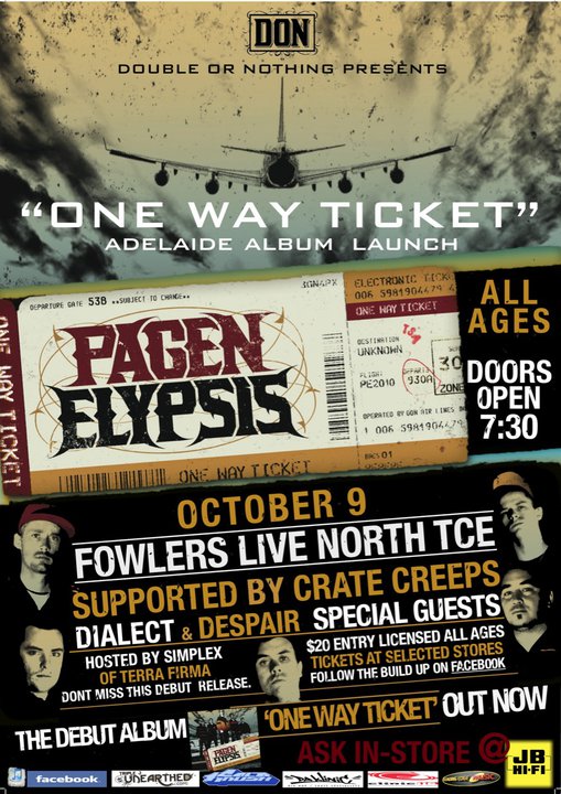 Pagen Elypsis - Album Launch allaussie hip hop