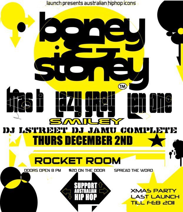 boneystoney perth launch