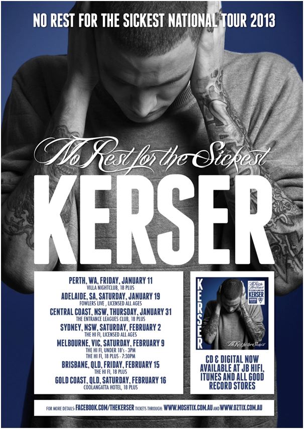 Kerser No Rest For The Sickest tour