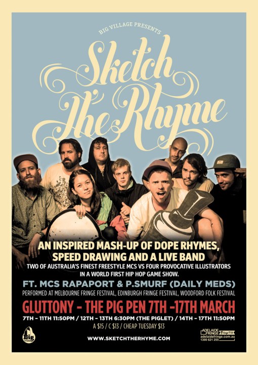 sketch the rhyme adelaide