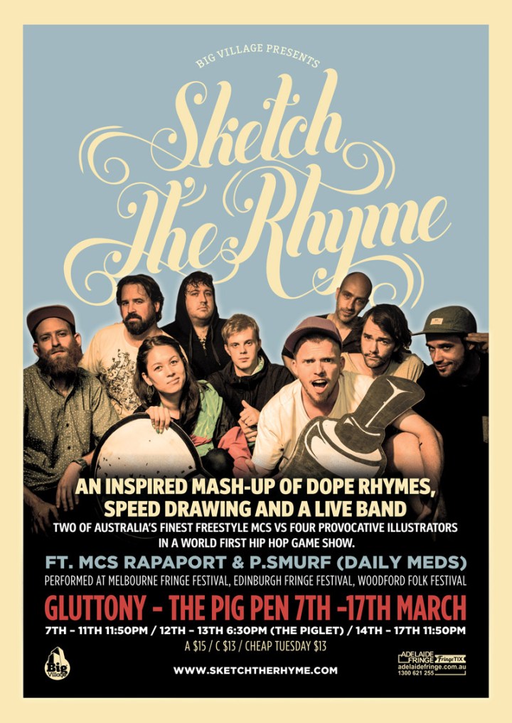 sketch the rhyme adelaide