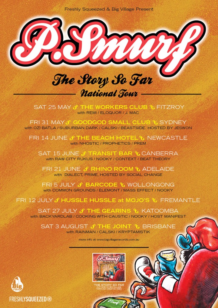 PSmurf_TourPoster_A2_2