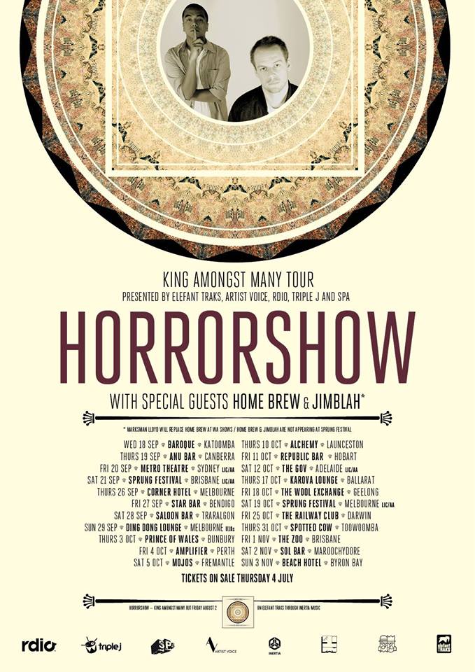 horrorshow king amongst many tour