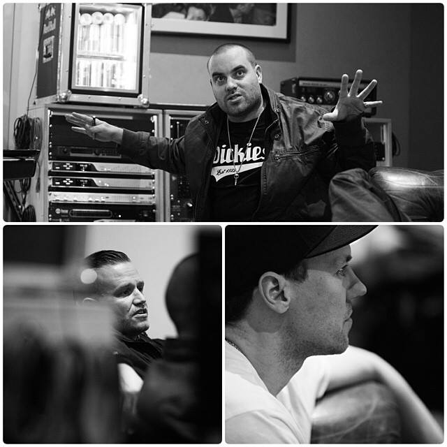 Hilltop Hoods working on the new album in London