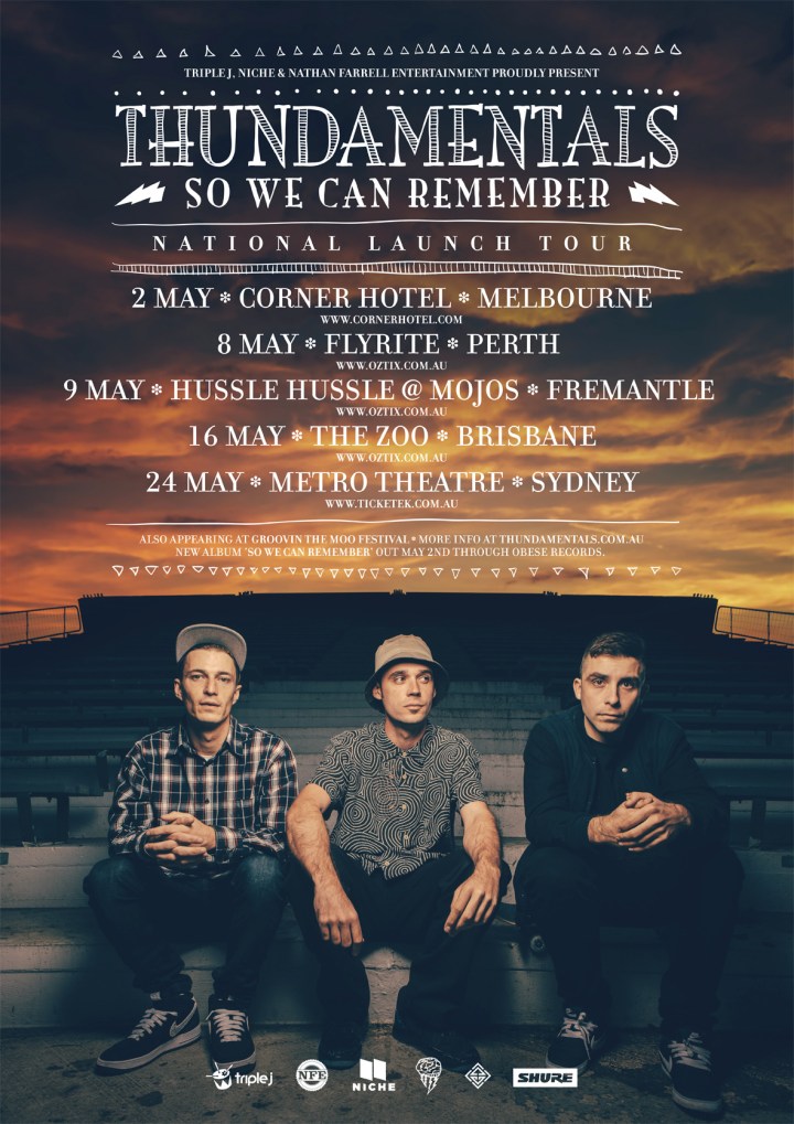 THUN 015 - So We Can Remember Tour A2 Poster