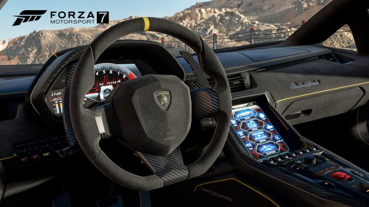Forza 7 Lamborghini Cockpit 4K